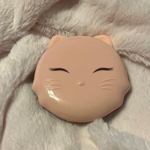 Cute Cat Face Compact for Refillable Powder
